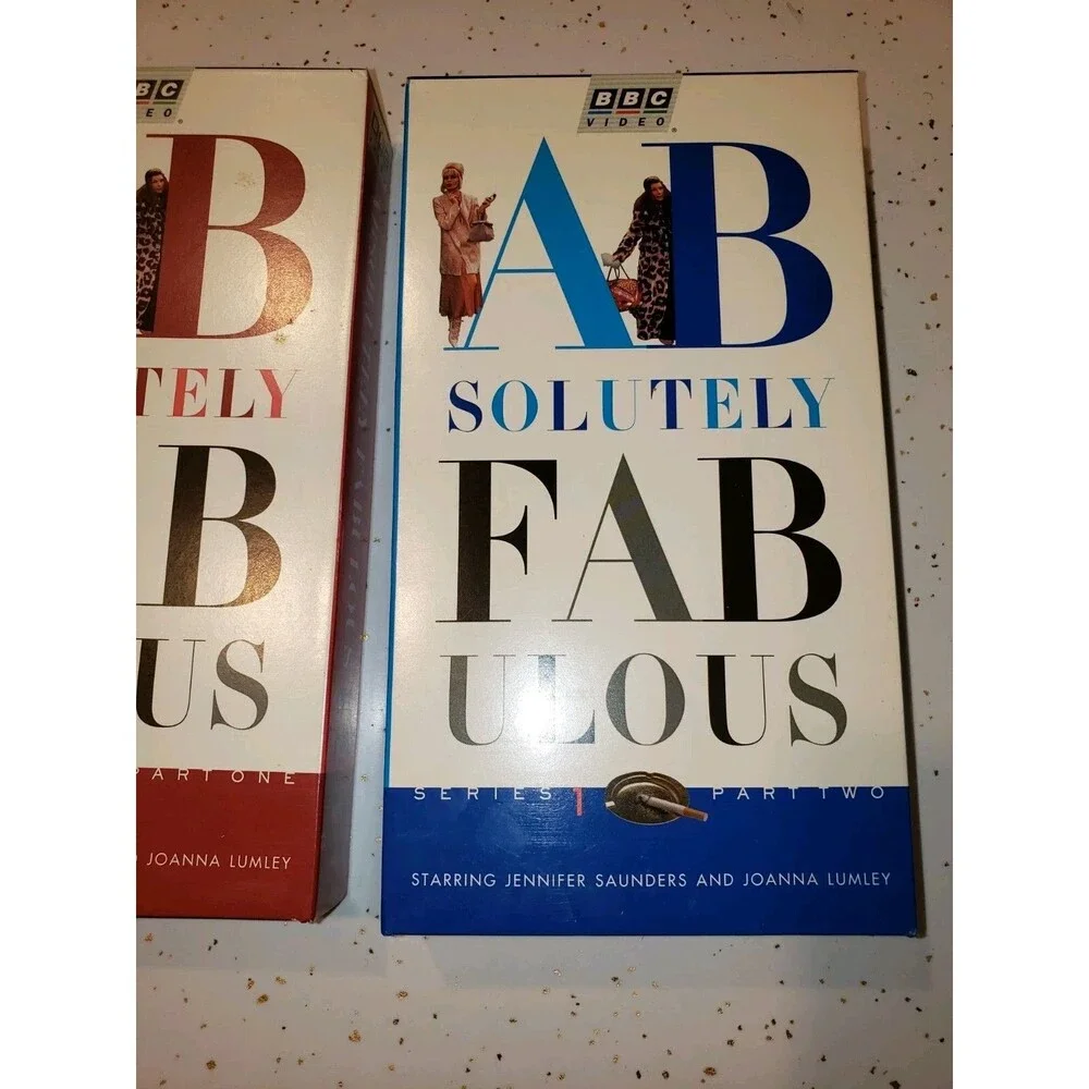 Absolutely Fabulous - Ser. 1, Pt. 1 & 2 (VHS CBS FOX BBC) 2 TAPES